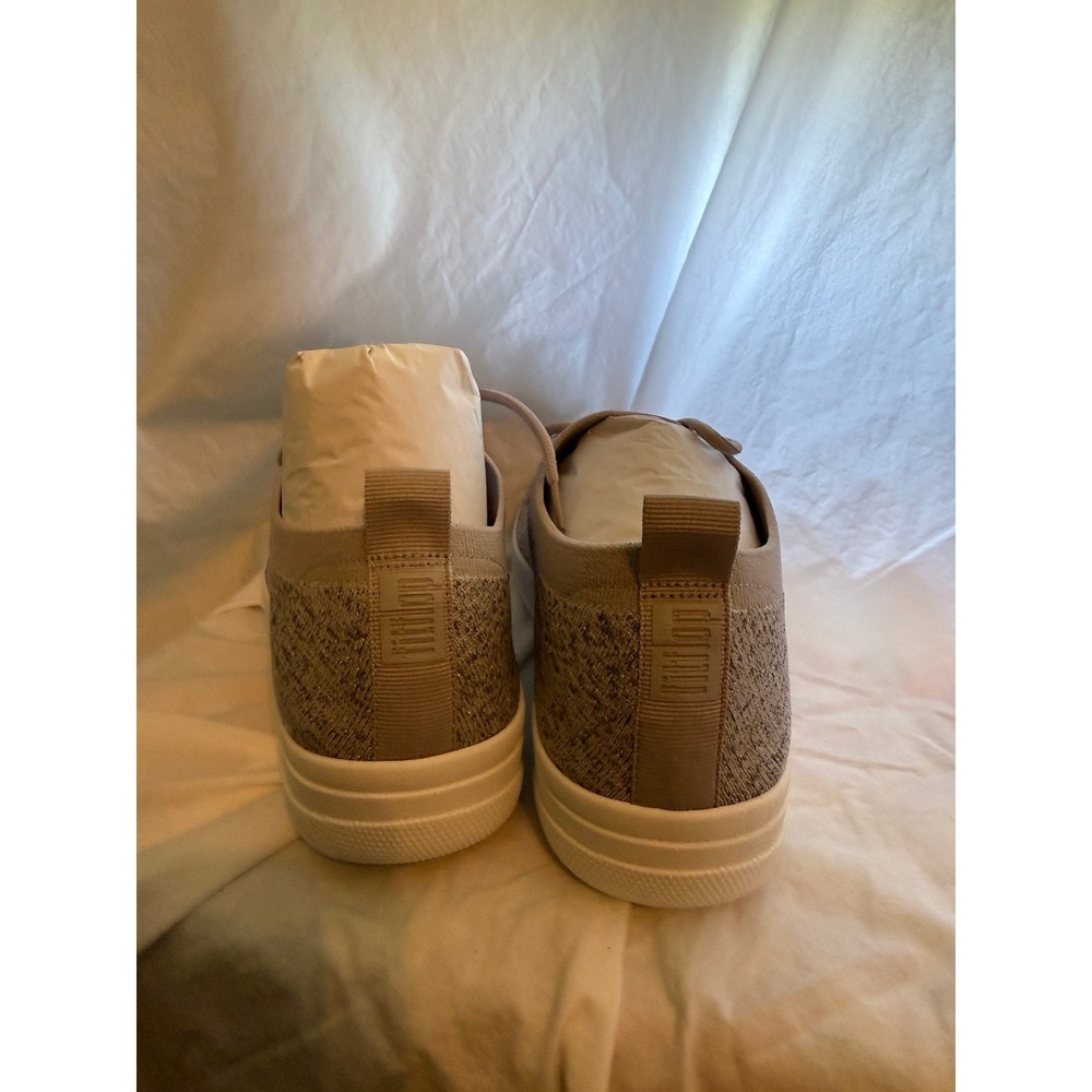 FitFlop F-Sporty Uberknit Sneakers Metallic Mink Weave Womens 12 - Picture 5 of 8